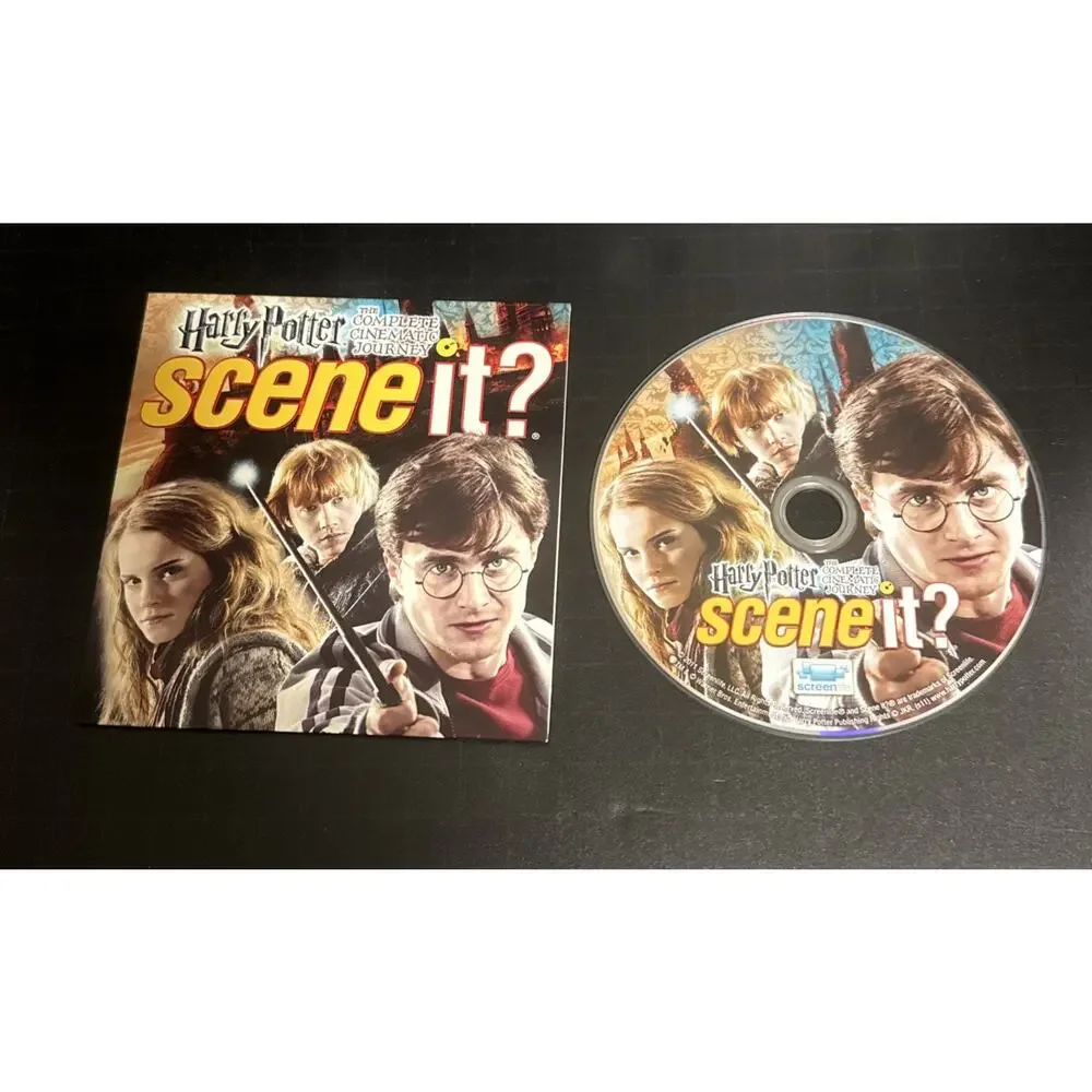 Scene It Harry Potter Complete Cinematic Journey Game Complete DVD Cards Sealed